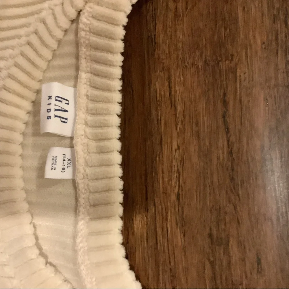 Cream Ribbed Top - Picture 4 of 5